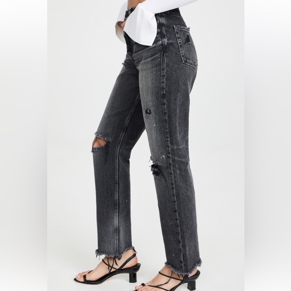 Moussy Jeans Odessa Wide Leg Straight - Picture 3 of 12